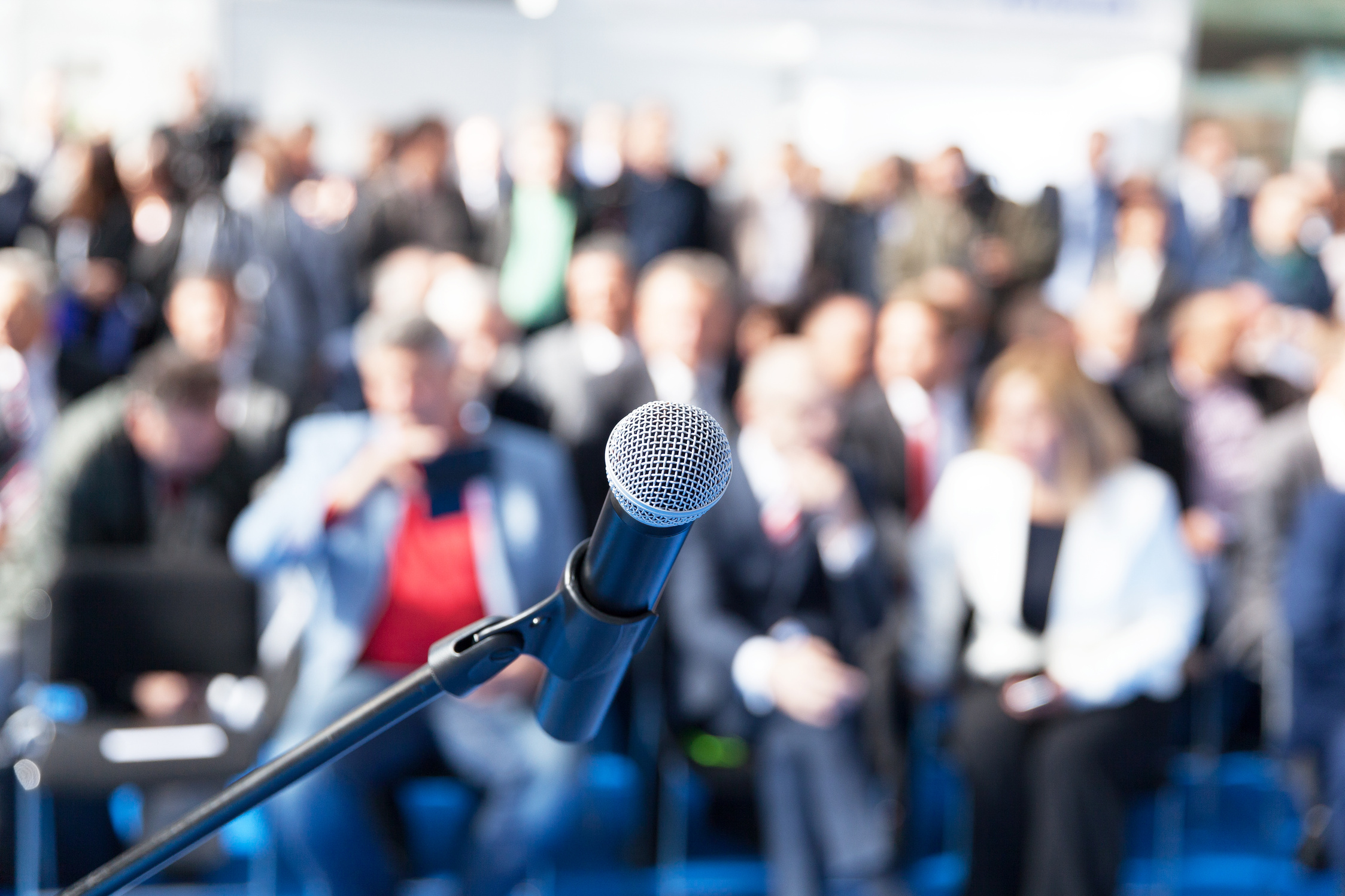 Business presentation or corporate conference